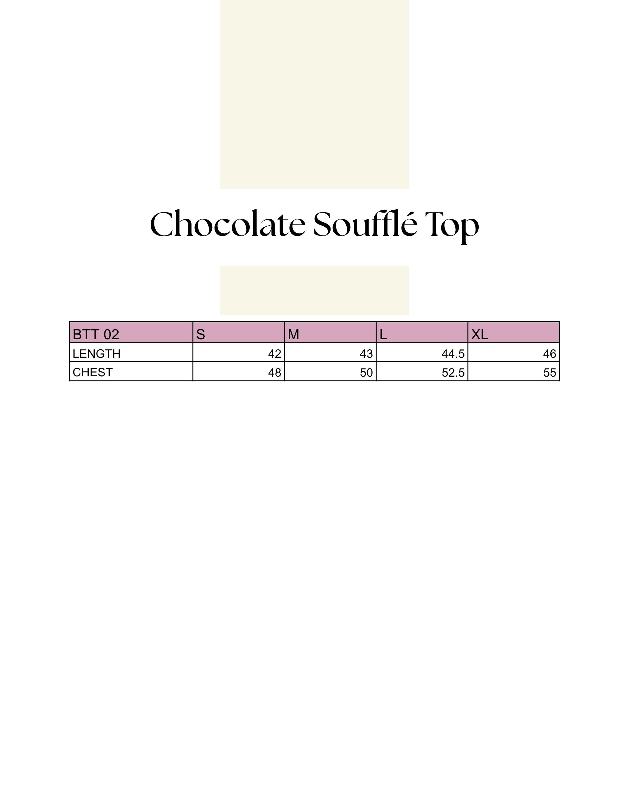 Chocolate Soufflé Top