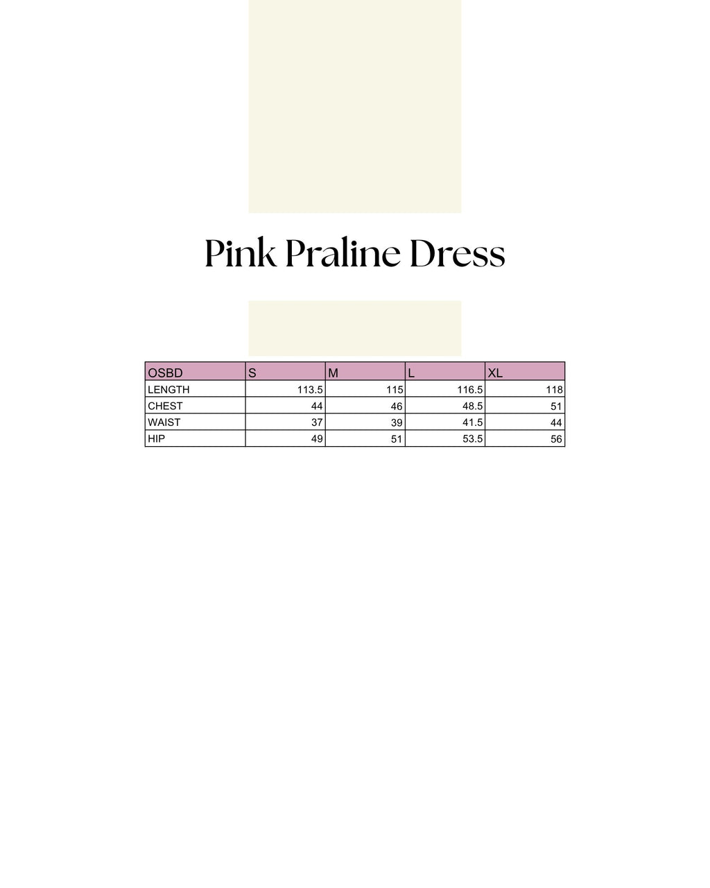 Pink Praline Dress