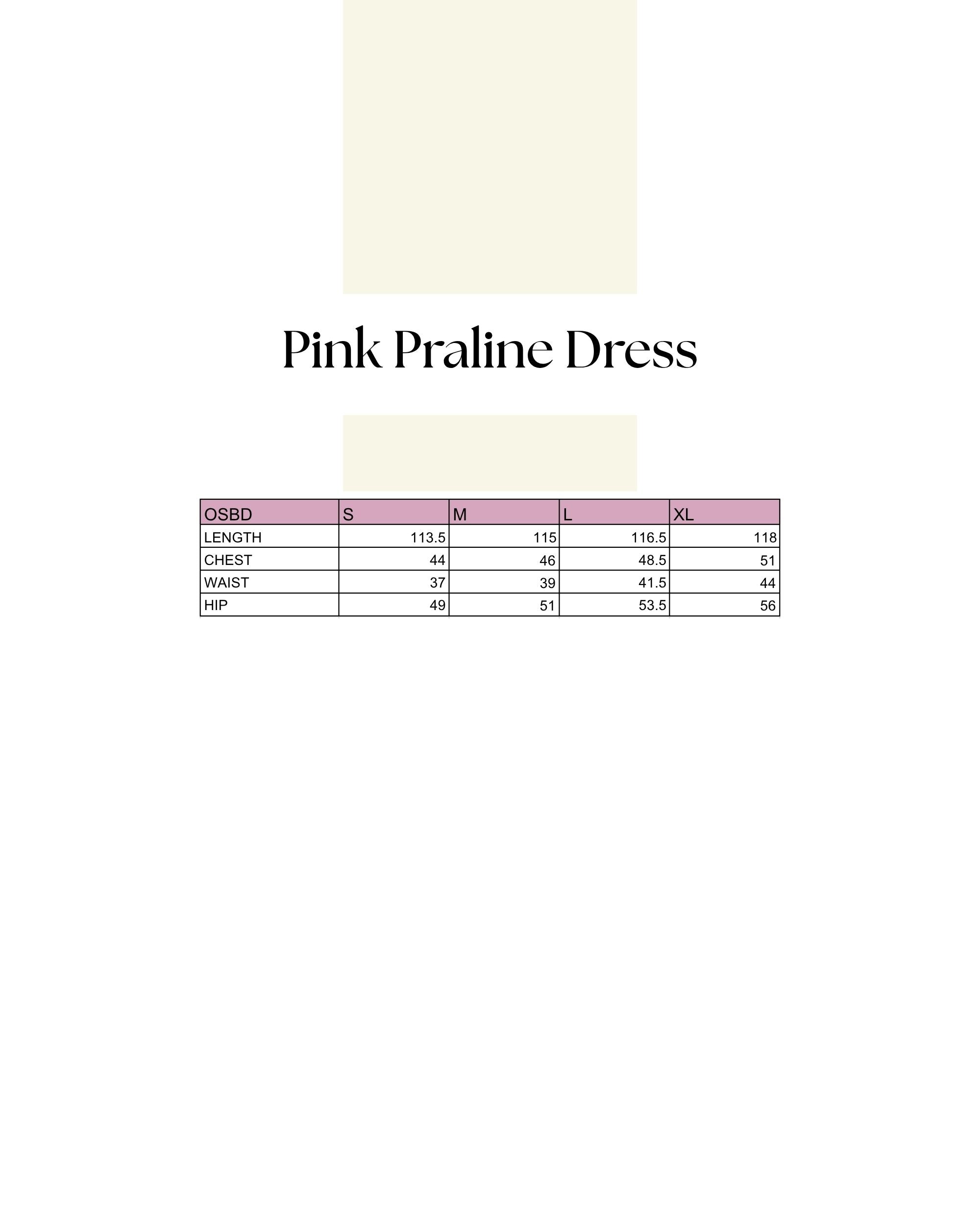 Pink Praline Dress