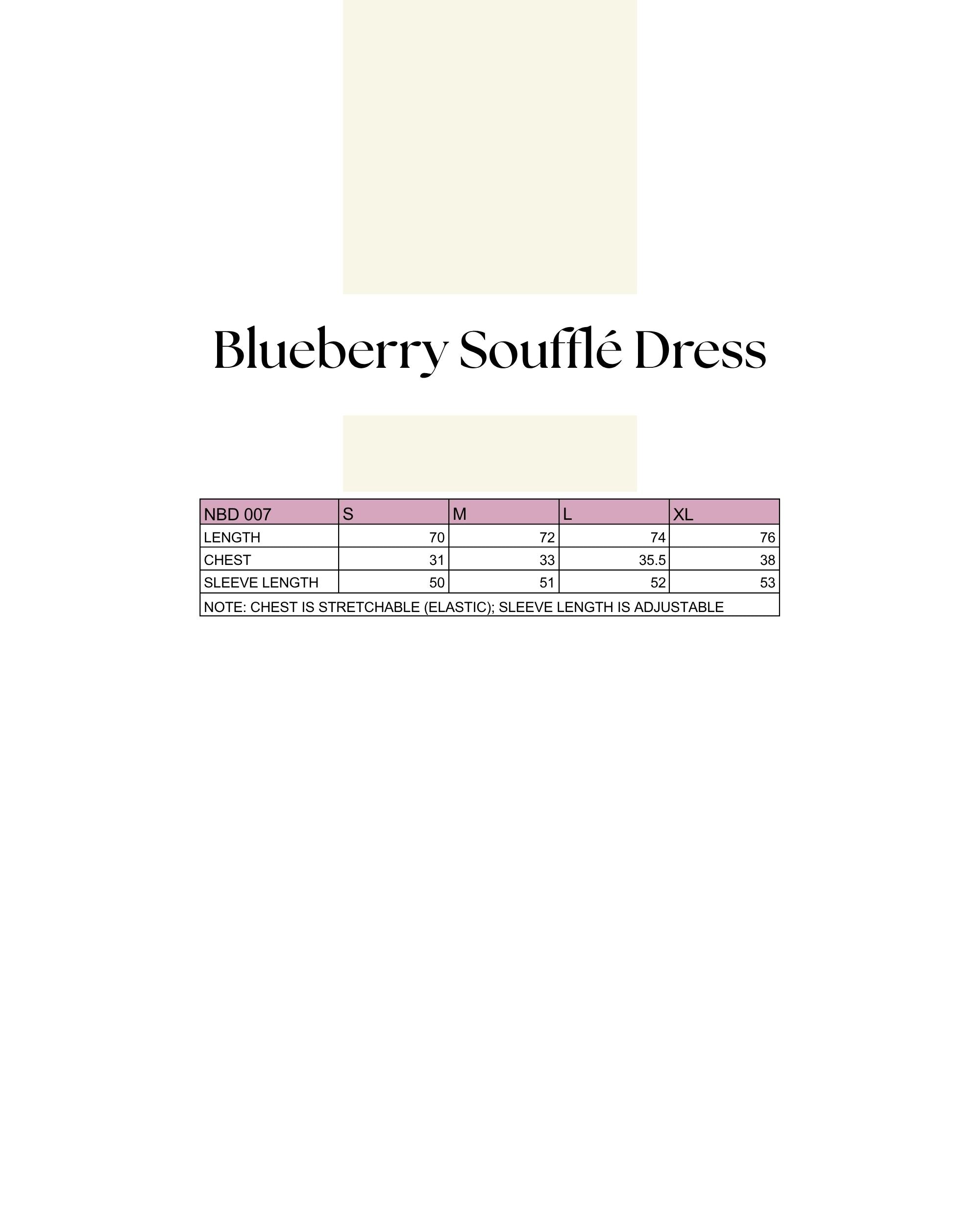 Blueberry Soufflé Dress