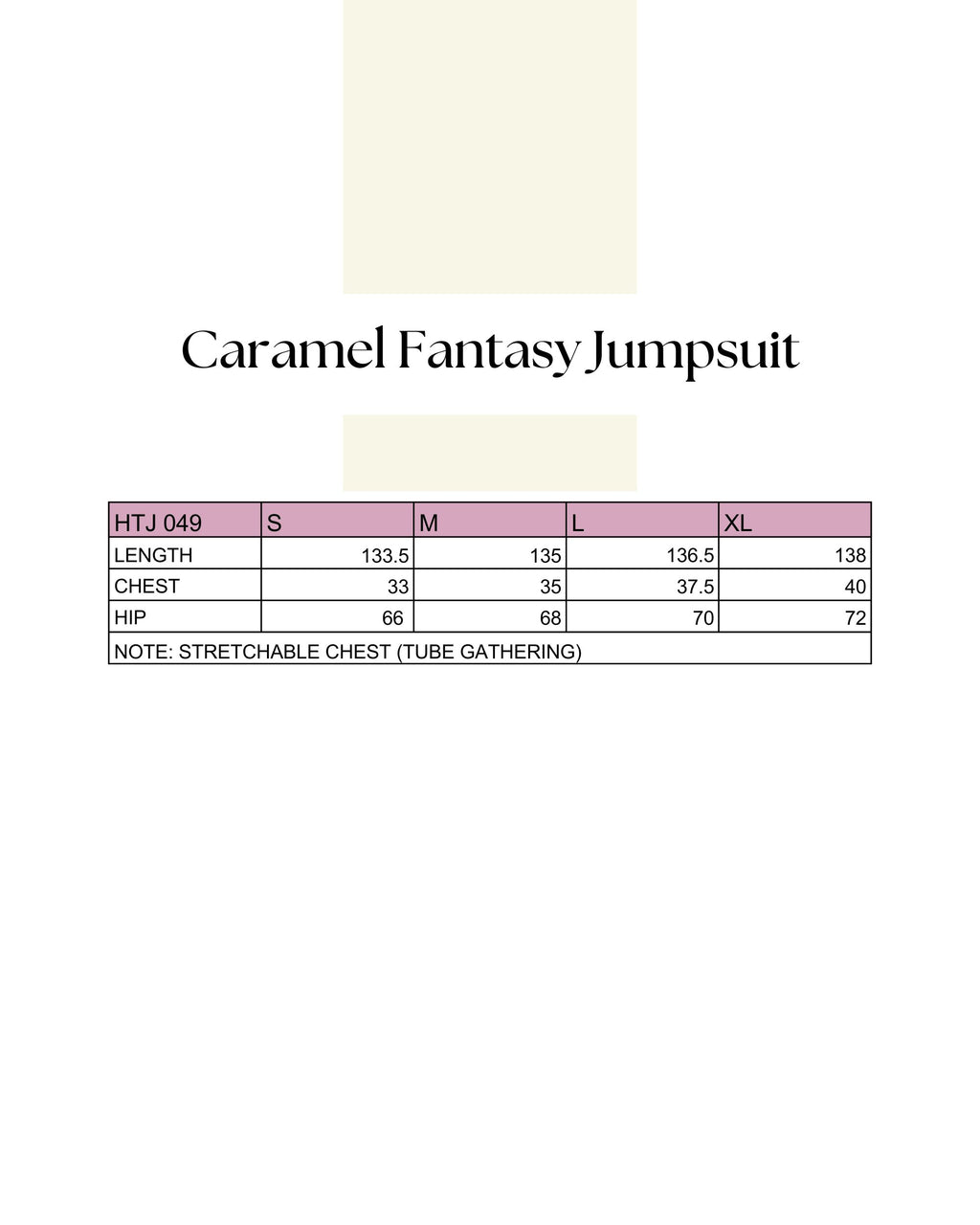 Caramel Fantasy Jumpsuit