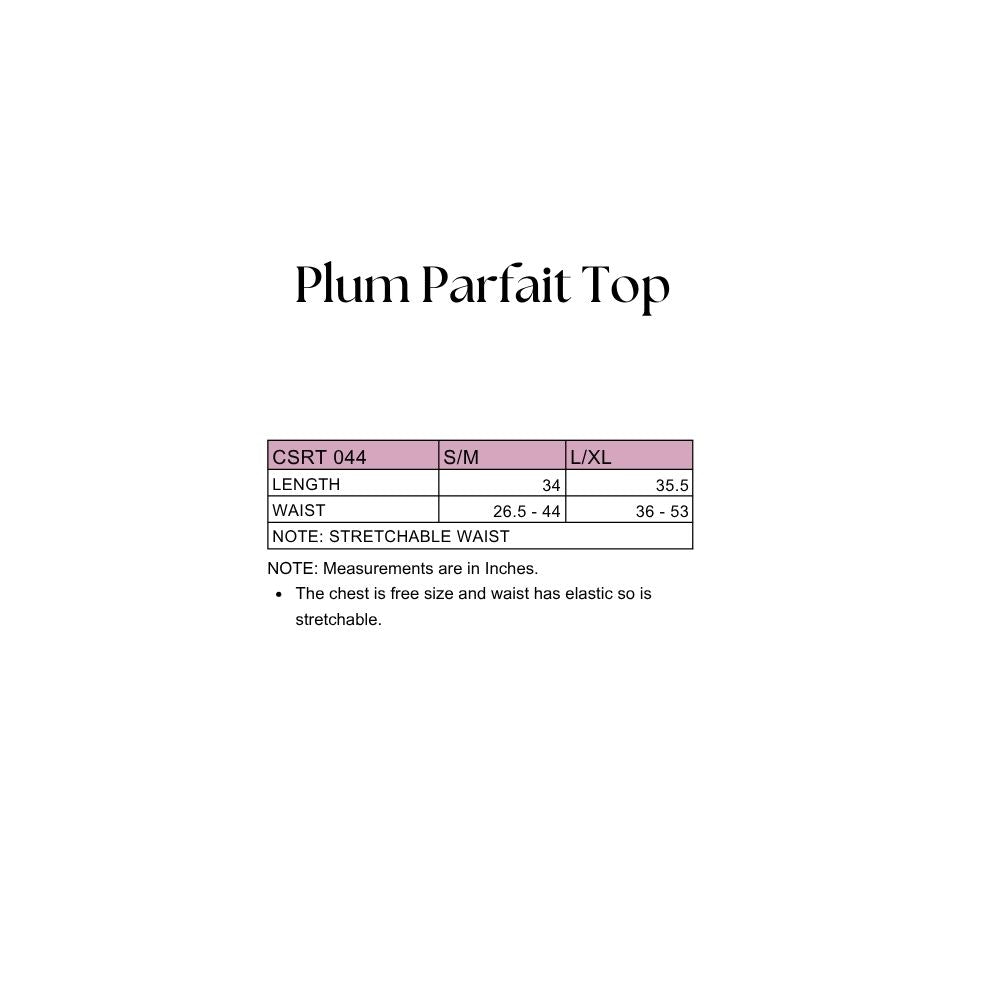 Plum Parfait Top