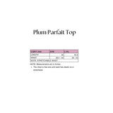 Plum Parfait Top