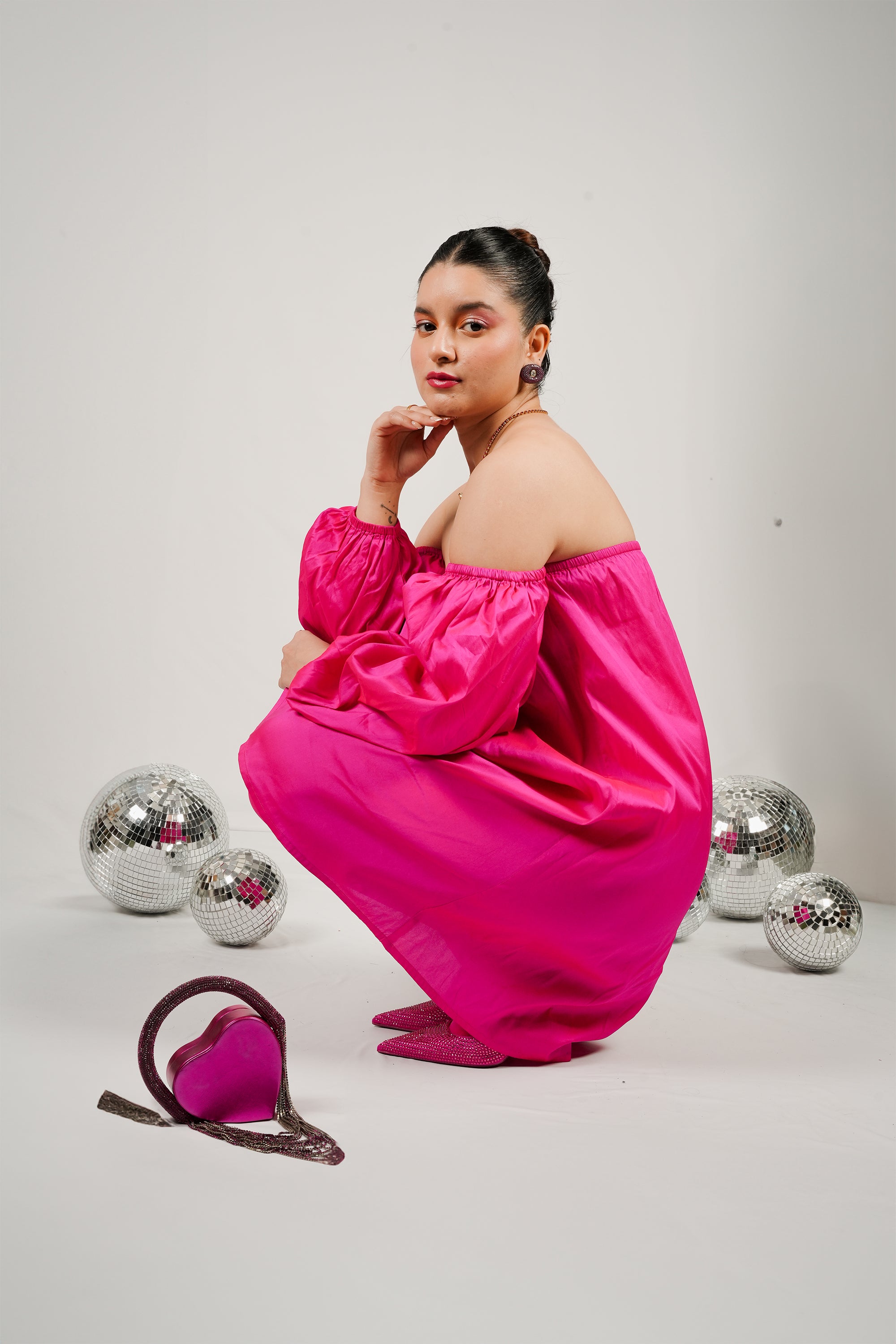 Raspeberry Soufflé dress