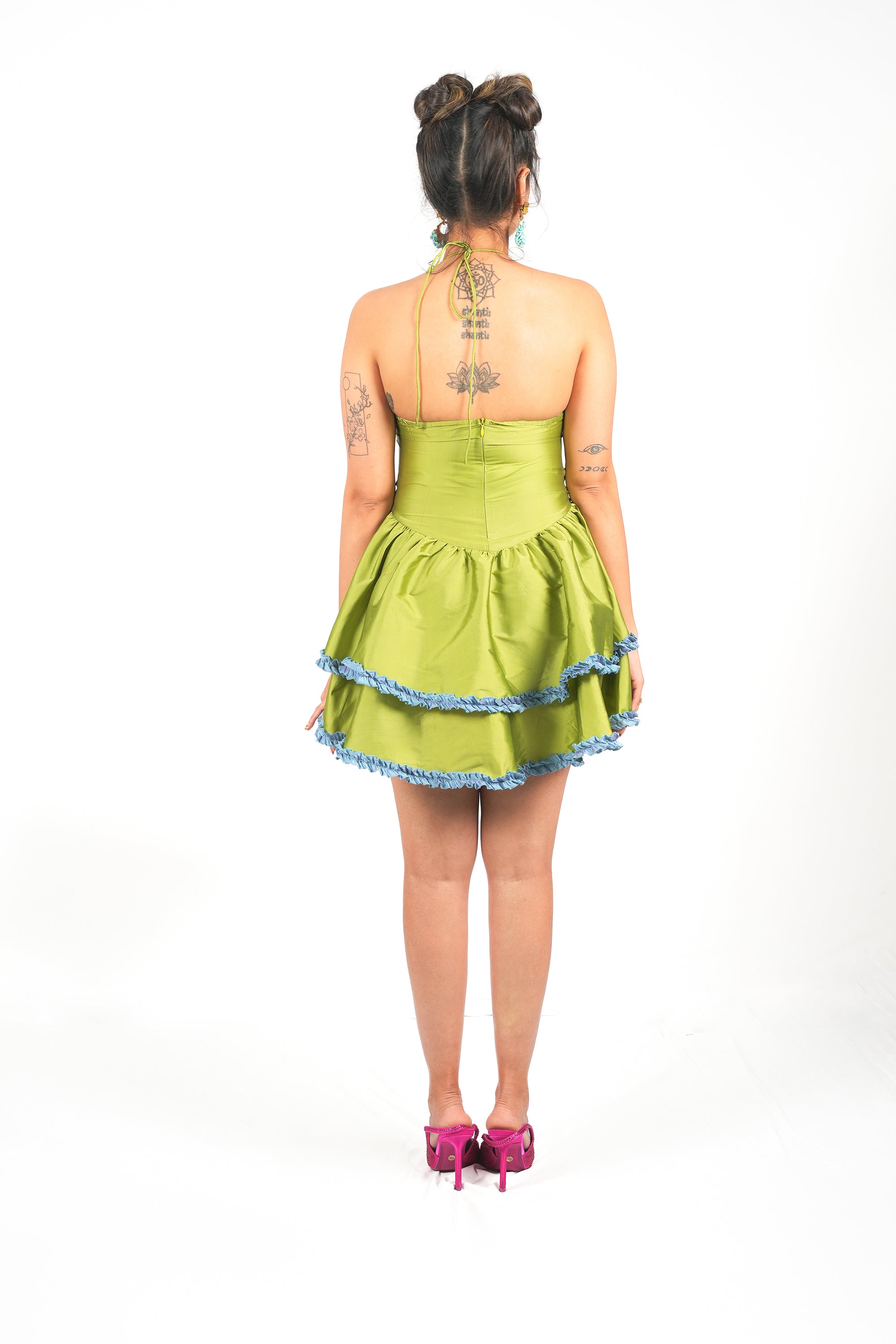 Matcha Crème Mini Dress