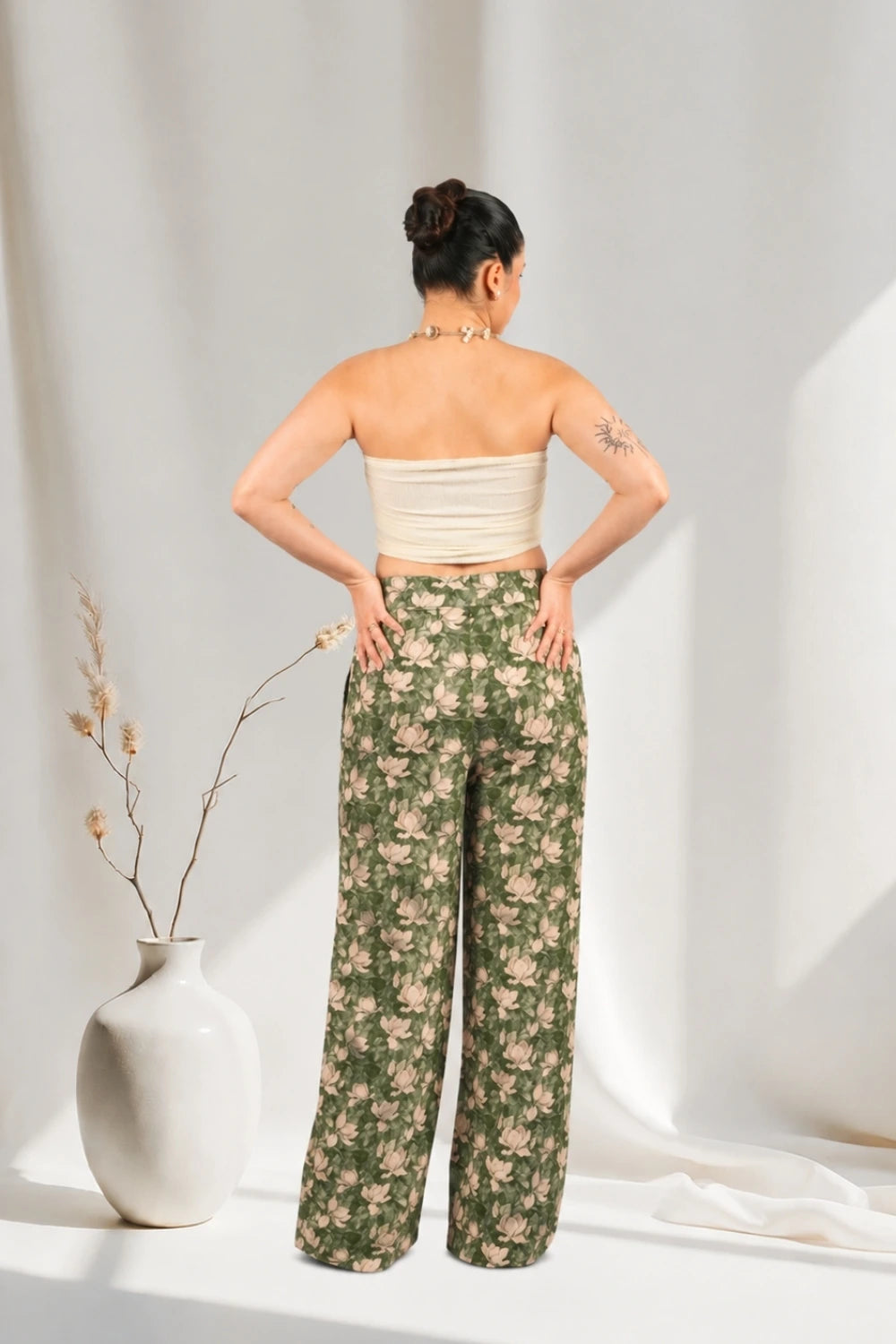 Pistachio Blossom Tart Pants