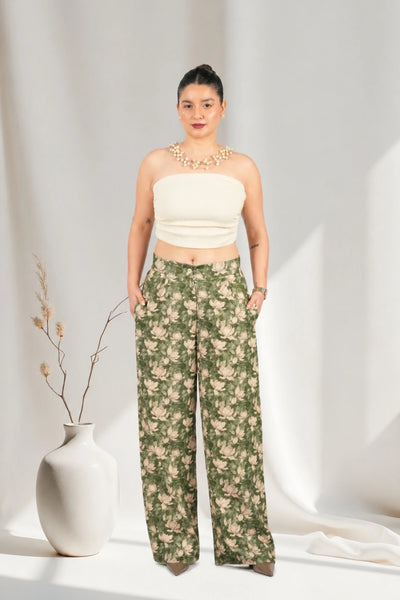 Pistachio Blossom Tart Pants