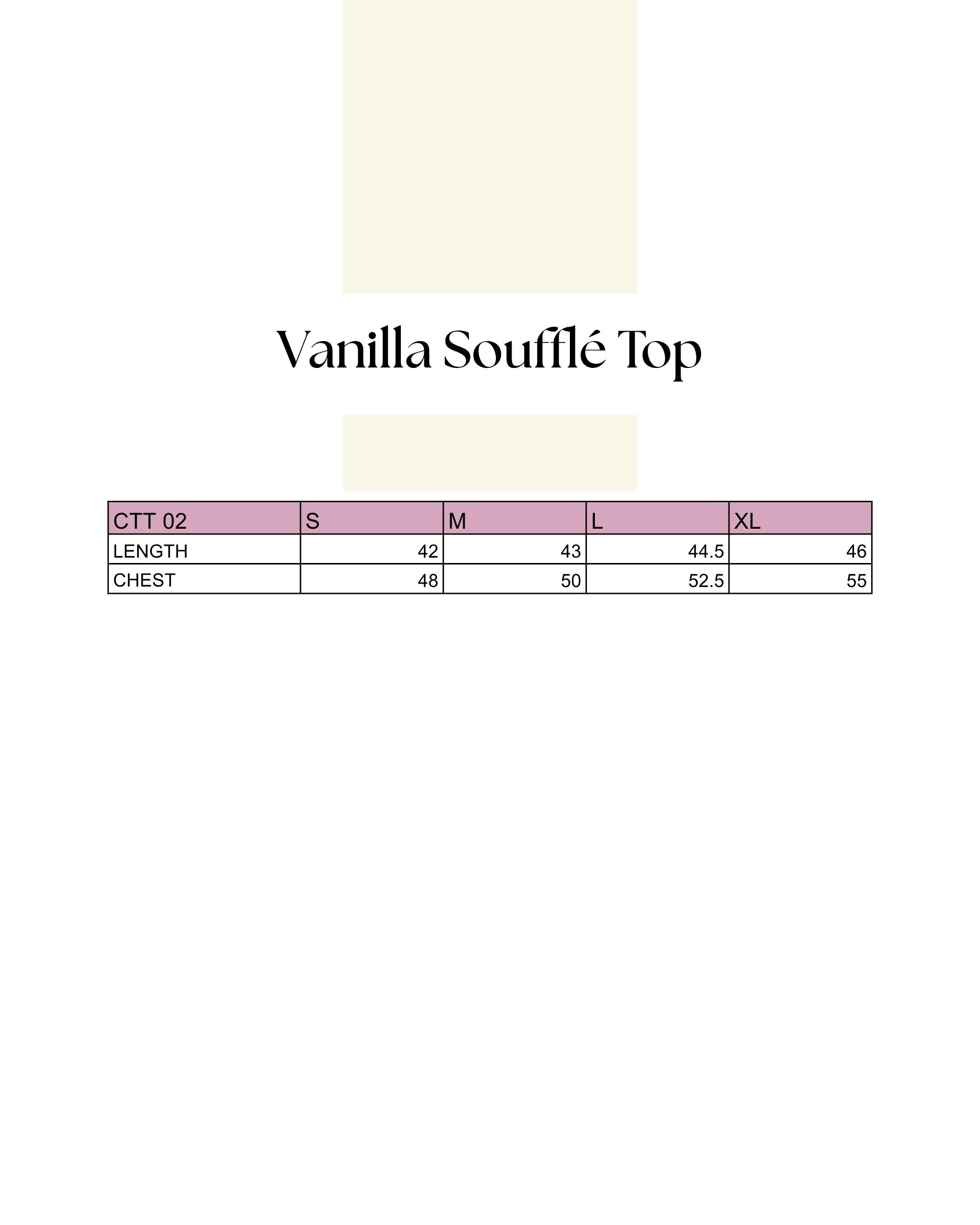 Vanilla Soufflé Top