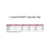 Caramel Swirl Cupcake Top