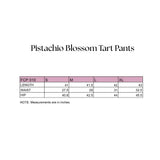 Pistachio Blossom Tart Pants