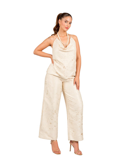 Pearl Glaze Crepe Top