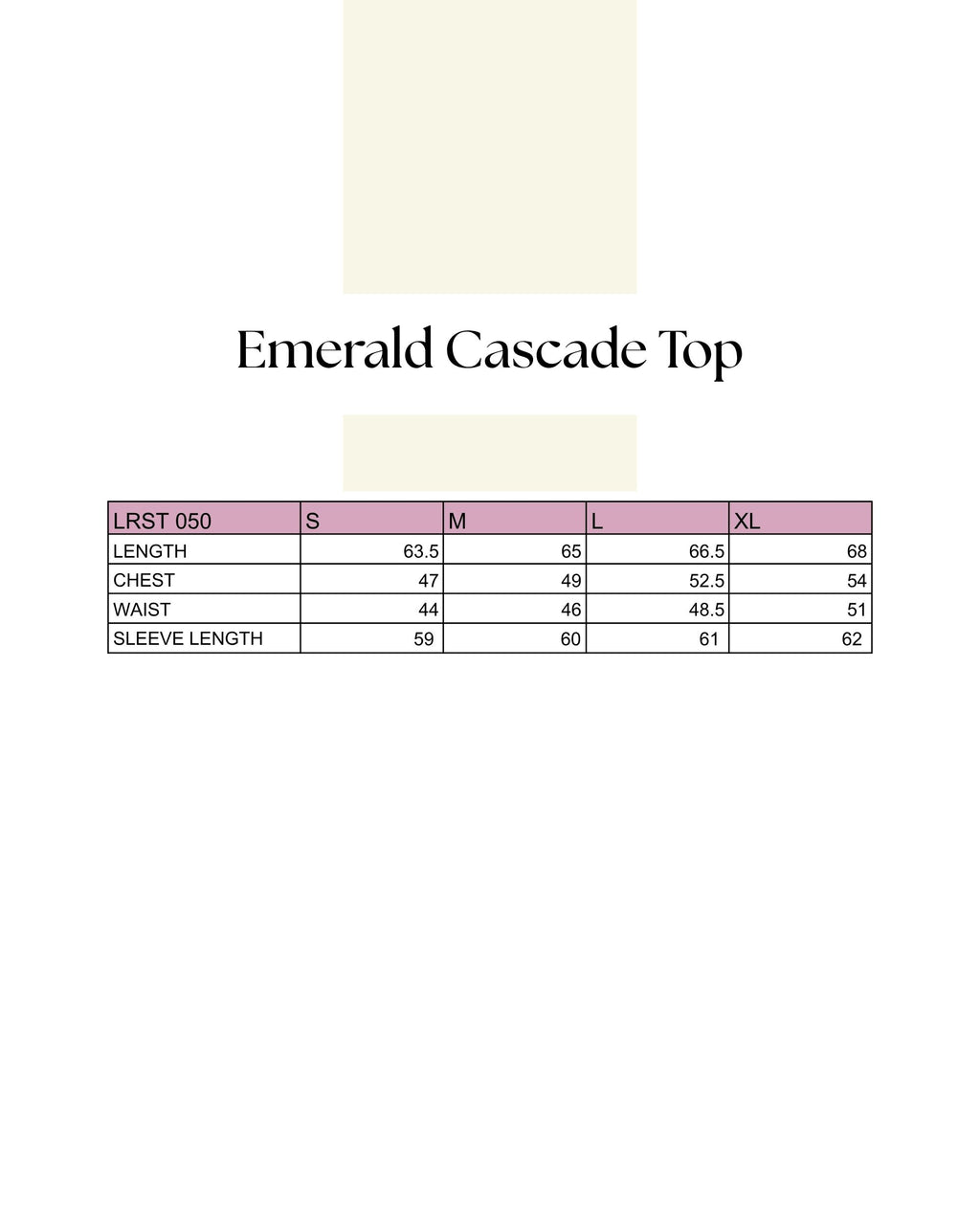 Emerald Cascade Top