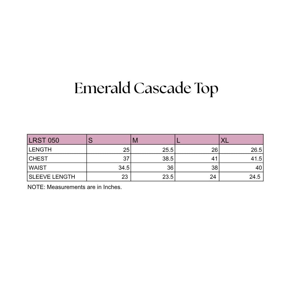 Emerald Cascade Top