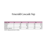 Emerald Cascade Top