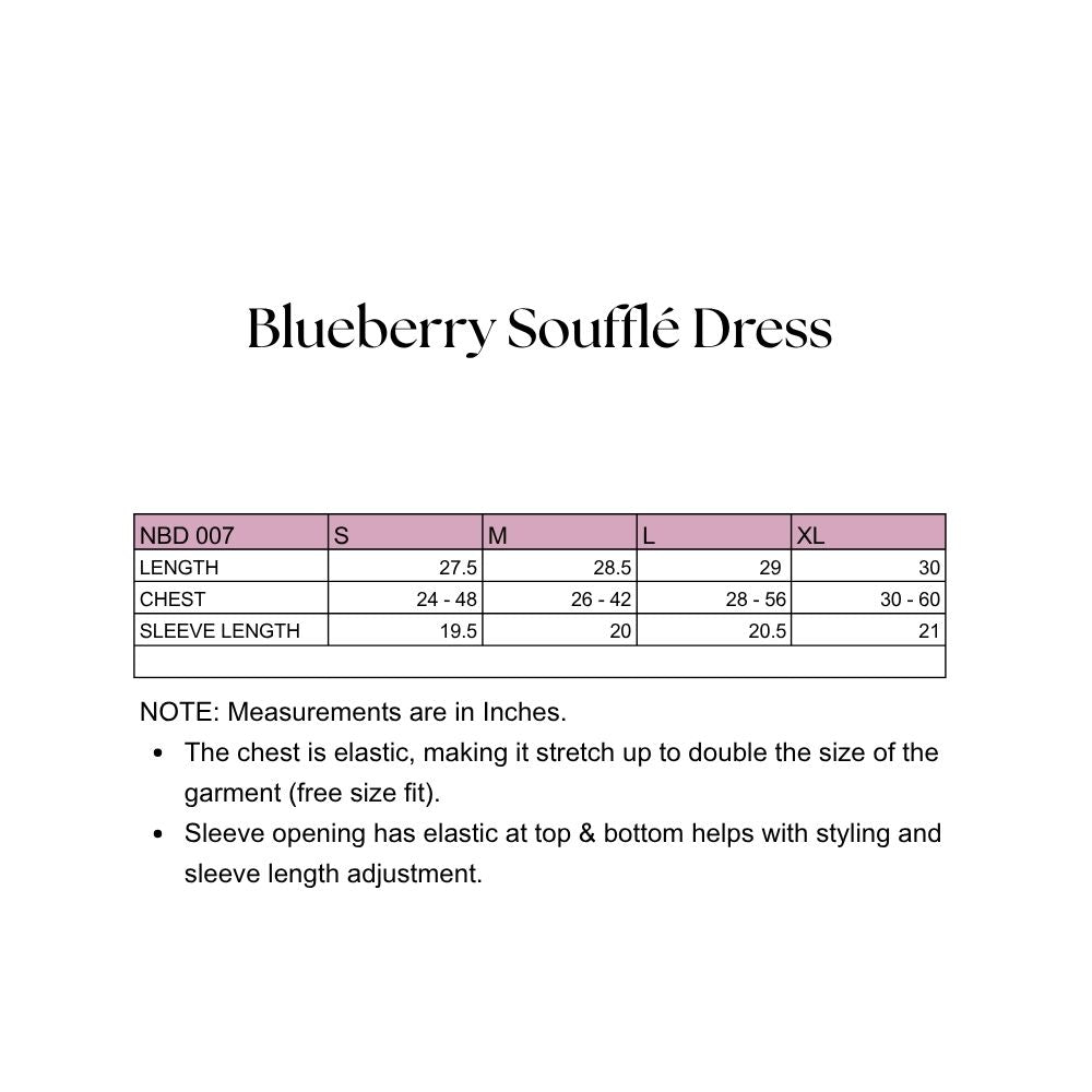 Blueberry Soufflé Dress