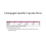 Champagne Sparkle Cupcake Dress